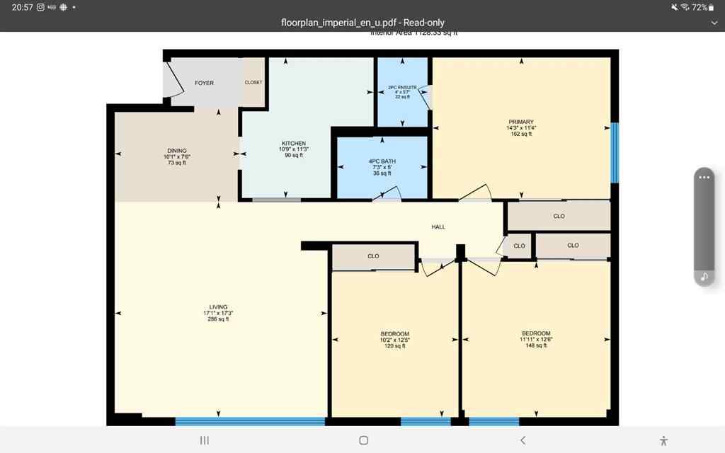 MLS® A2264436 - Unit #35B 231 Heritage Drive SE in Acadia Calgary, Residential