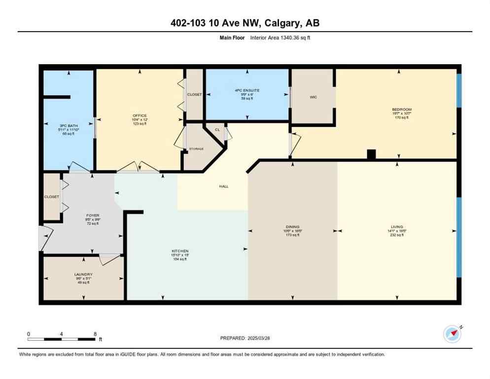 MLS® A2264448 - Unit #402 103 10 Avenue NW in Crescent Heights Calgary, Residential