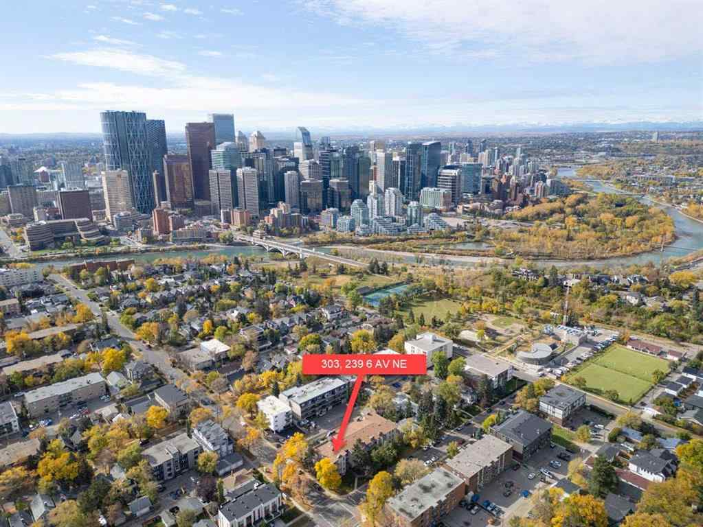 MLS® A2264449 - Unit #303 239 6 Avenue NE in Crescent Heights Calgary, Residential