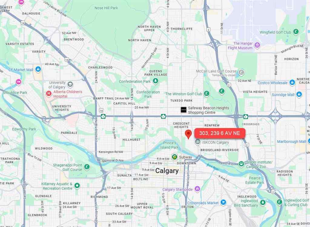 MLS® A2264449 - Unit #303 239 6 Avenue NE in Crescent Heights Calgary, Residential