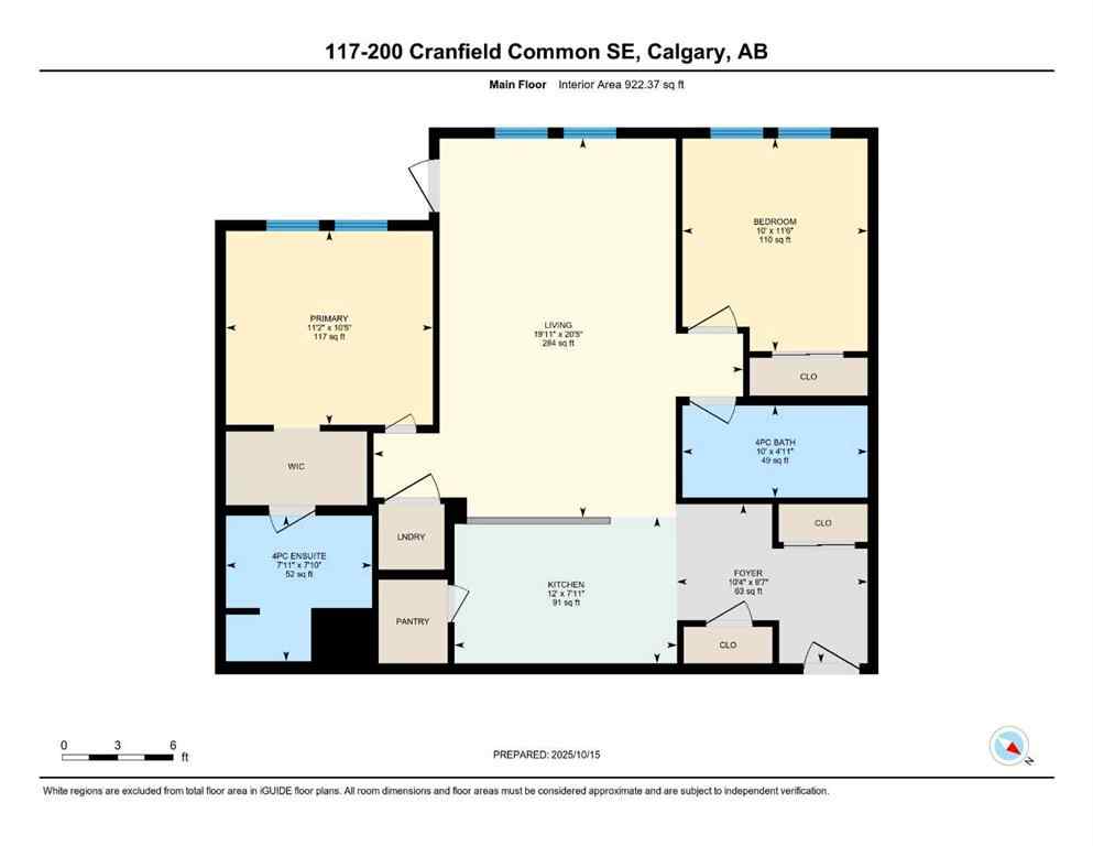 MLS® A2264455 - Unit #117 200 Cranfield Common SE in Cranston Calgary, Residential