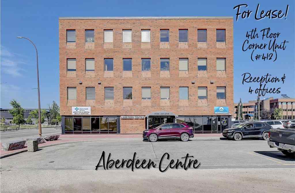 MLS® A2264456 - Unit #412 9728 101 Avenue  in Central Business District Grande Prairie, Commercial