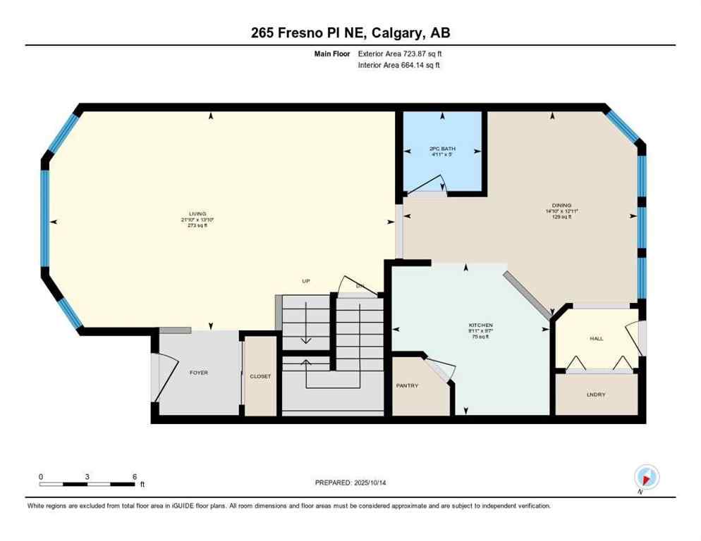 MLS® A2264523 - 265 Fresno Place NE in Monterey Park Calgary, Residential