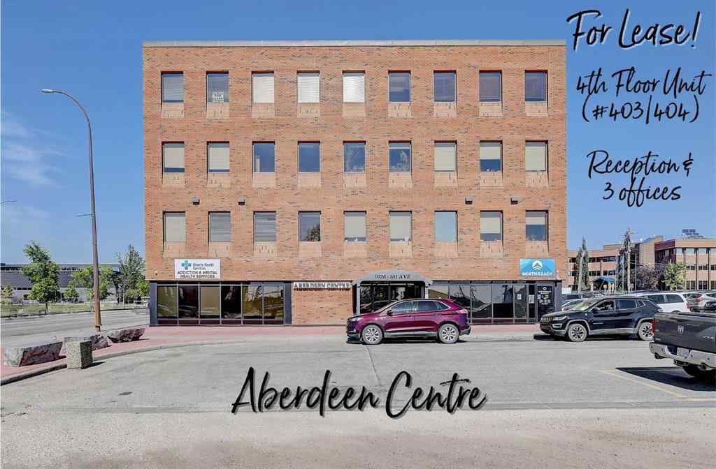 MLS® A2264536 - Unit #403, 404 9728 101 Avenue  in Central Business District Grande Prairie, Commercial