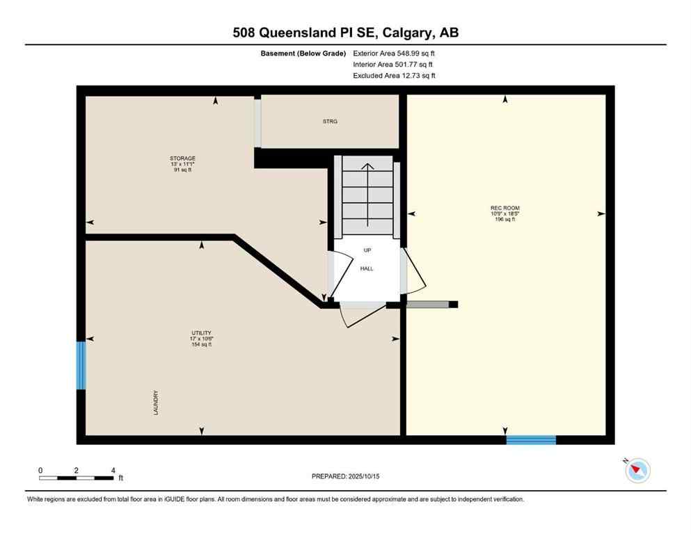 MLS® A2264538 - 508 Queensland Place SE in Queensland Calgary, Residential