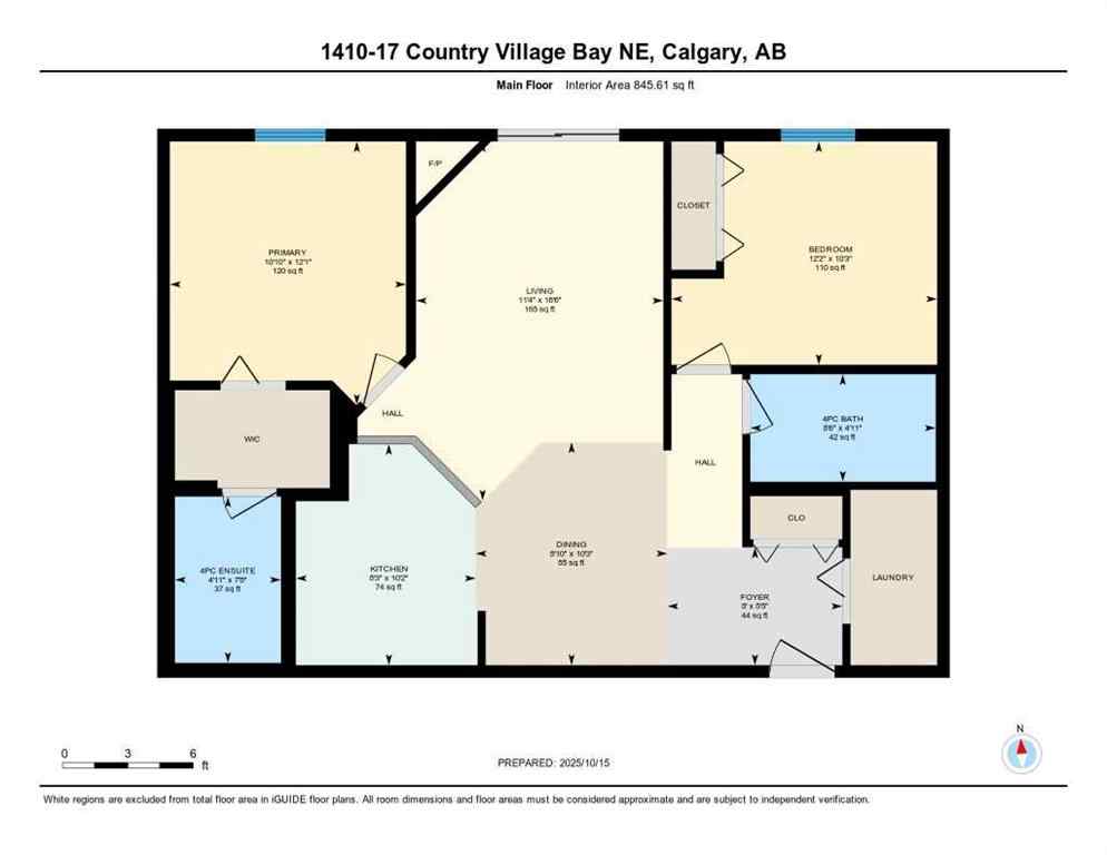 MLS® A2264609 - Unit #1410 17 Country Village Bay NE in Country Hills Village Calgary, Residential