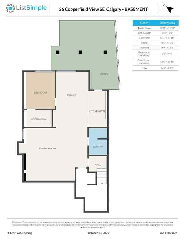 MLS® A2264641 - 26 Copperfield View SE in Copperfield Calgary, Residential