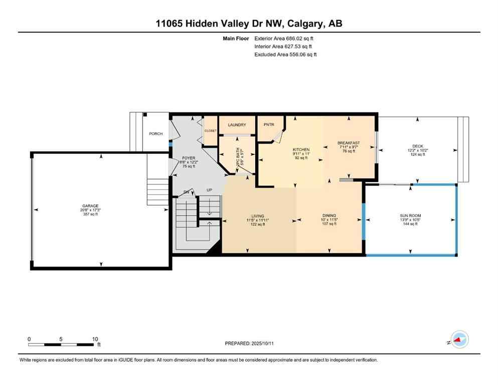 MLS® A2264656 - 11065 Hidden Valley Drive NW in Hidden Valley Calgary, Residential