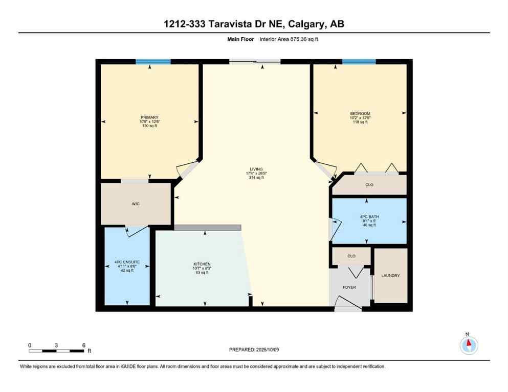 MLS® A2264657 - Unit #1212 333 Taravista Drive NE in Taradale Calgary, Residential