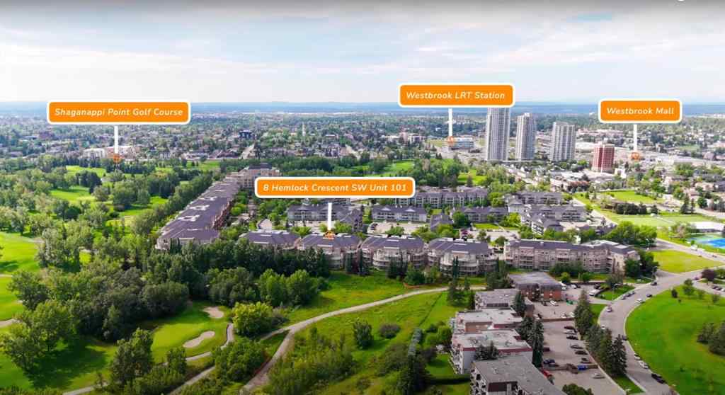 MLS® A2264663 - Unit #101 8 Hemlock Crescent SW in Spruce Cliff Calgary, Residential