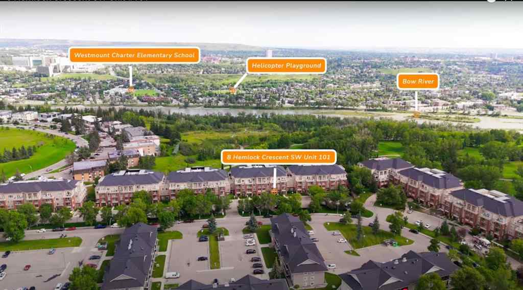 MLS® A2264663 - Unit #101 8 Hemlock Crescent SW in Spruce Cliff Calgary, Residential