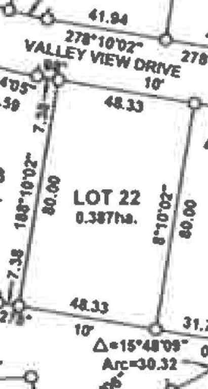 MLS® A2264690 - 317 Valley View Drive  in Diamond Willow Estates Rural Clearwater County, Land