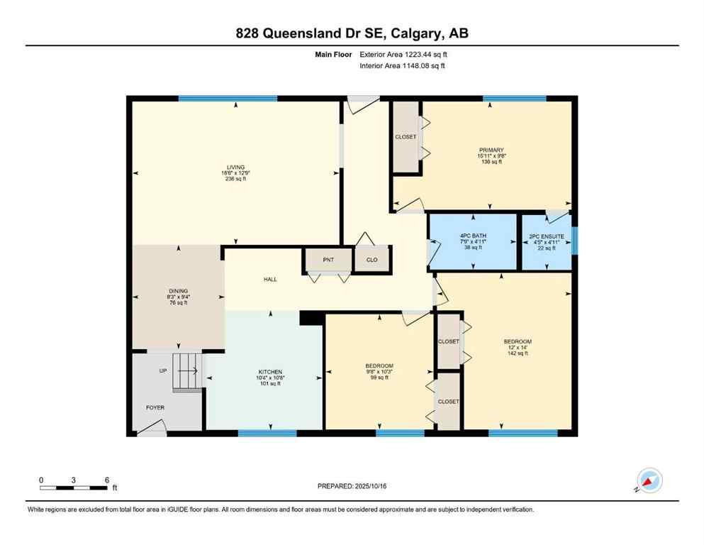 MLS® A2264693 - 828 Queensland Drive SE in Queensland Calgary, Residential