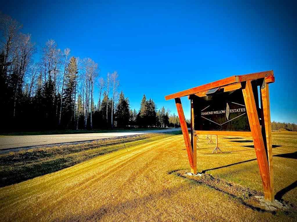 MLS® A2264705 - 417 Valley View Close  in Diamond Willow Estates Rural Clearwater County, Land