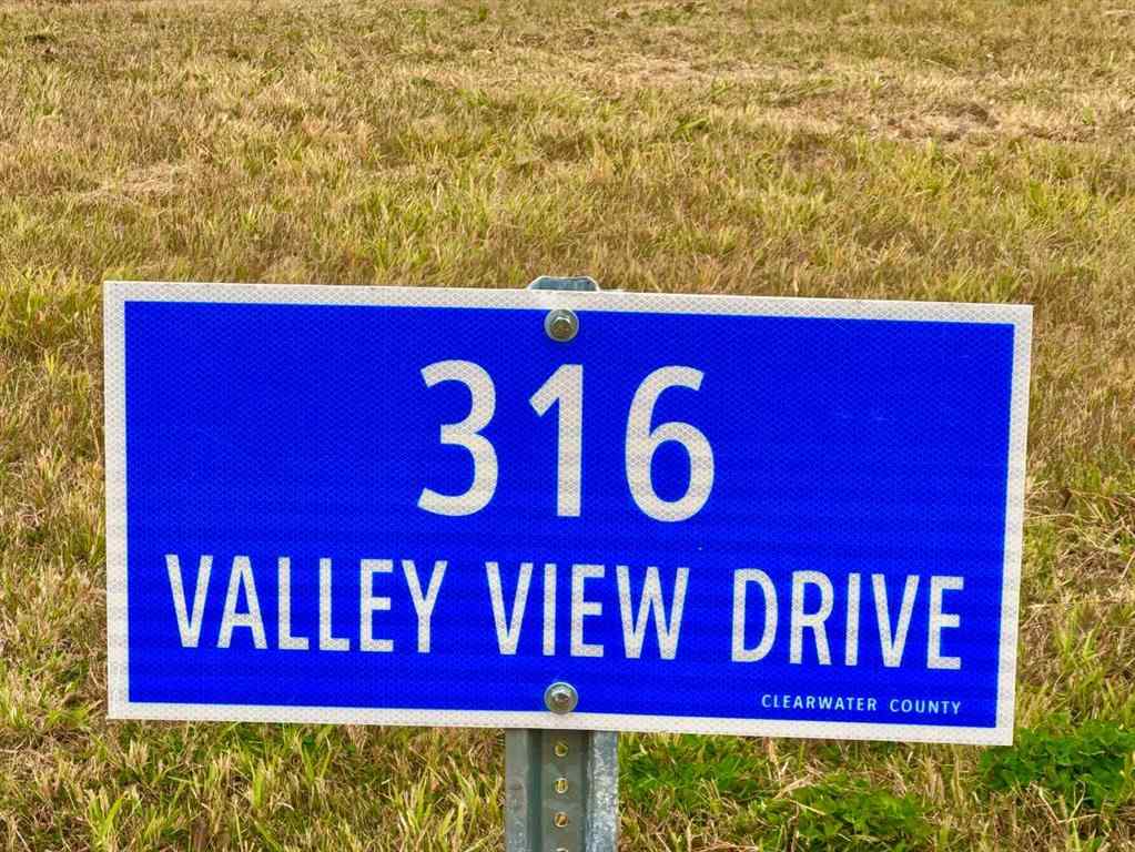 MLS® A2264707 - 316 Valley View Drive  in Diamond Willow Estates Rural Clearwater County, Land