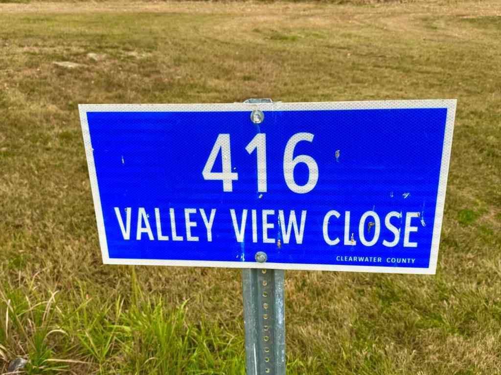 MLS® A2264715 - 416 Valley View Close  in Diamond Willow Estates Rural Clearwater County, Land
