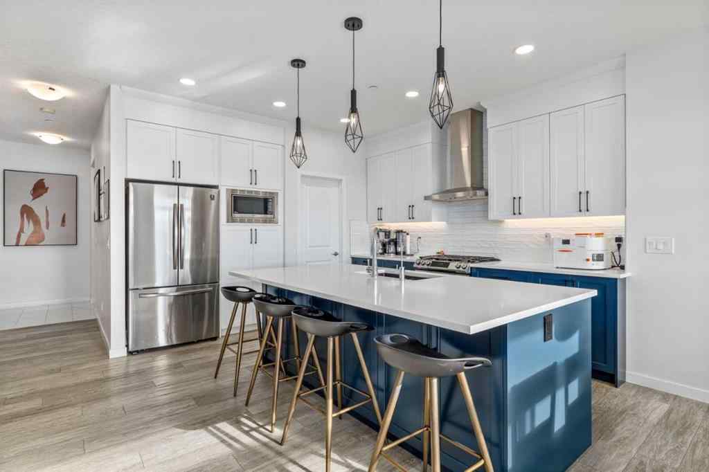 MLS® A2264746 - 27 Lucas Terrace NW in Livingston Calgary, Residential