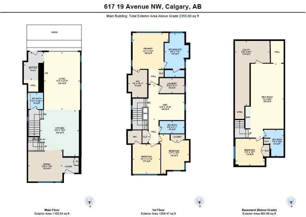 MLS® A2264759 - 617 19 Avenue NW in Mount Pleasant Calgary, Residential