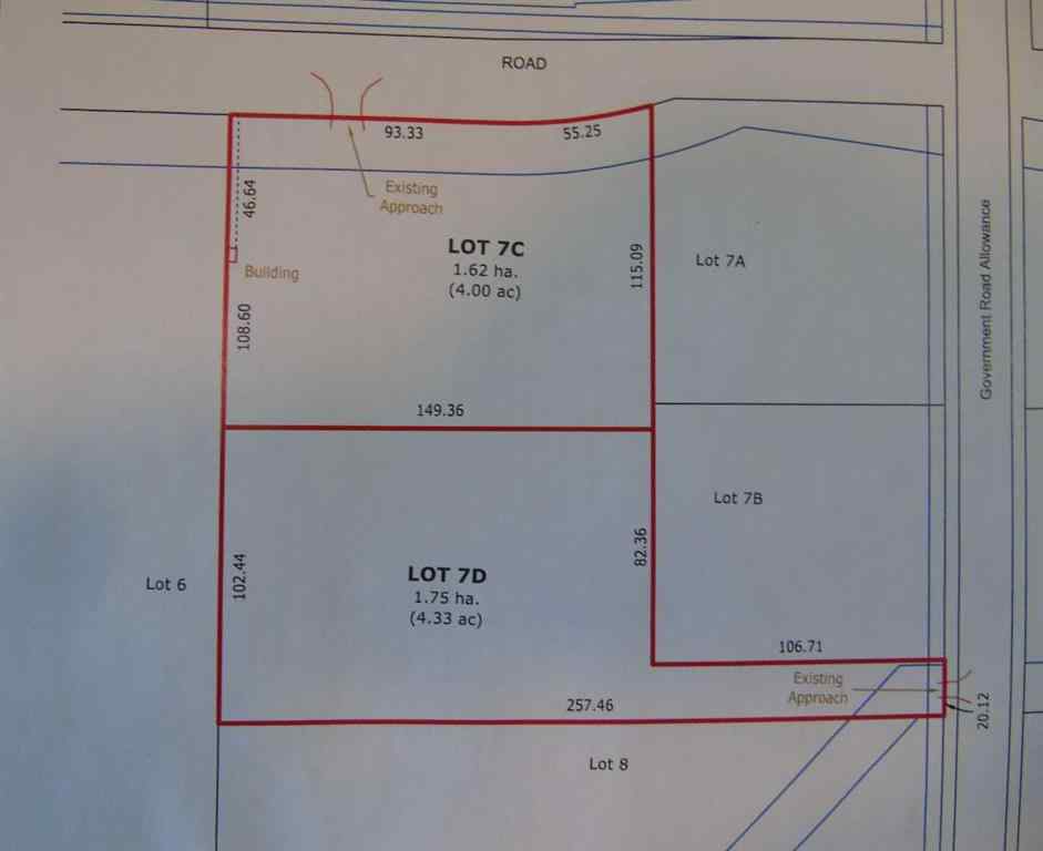 MLS® A2264785 - Lot 7C West Mitsue Industrial Road  in NONE Rural Lesser Slave River No. 124, M.D. of, Land