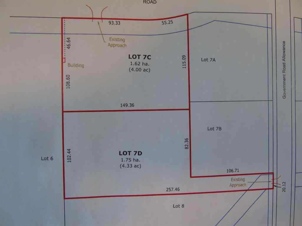 MLS® A2264788 - Lot 7D West Mitsue Industrial Road  in NONE Rural Lesser Slave River No. 124, M.D. of, Land