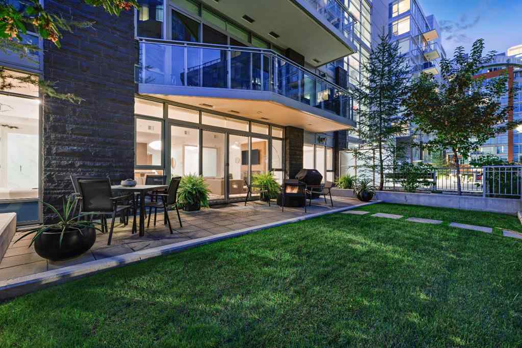 MLS® A2264821 - Unit #104 128 Waterfront Court SW in Chinatown Calgary, Residential