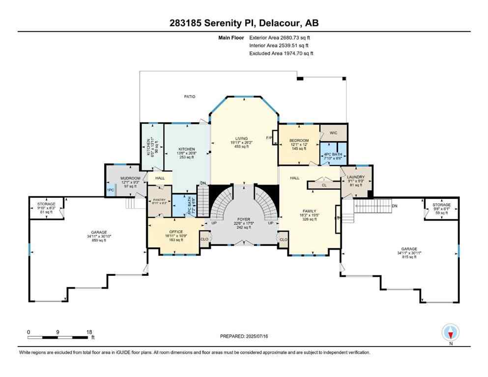 MLS® A2264829 - 283185 Serenity Place  in Serenity Estates Rural Rocky View County, Residential