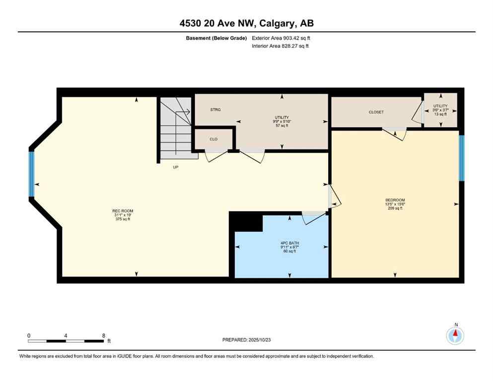 MLS® A2264835 - 4530 20 Avenue NW in Montgomery Calgary, Residential