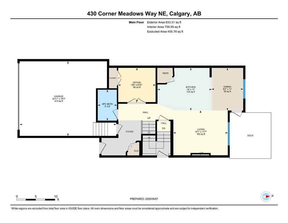 MLS® A2264836 - 430 Corner Meadows Way NE in Cornerstone Calgary, Residential