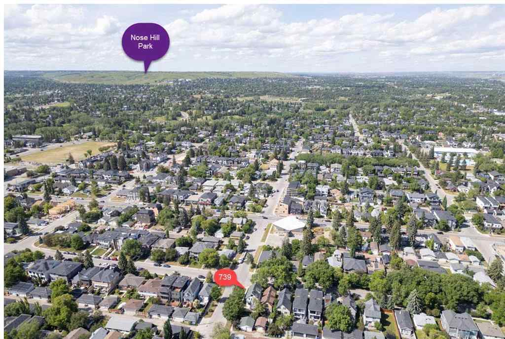 MLS® A2264936 - 739 19 Avenue NW in Mount Pleasant Calgary, Residential