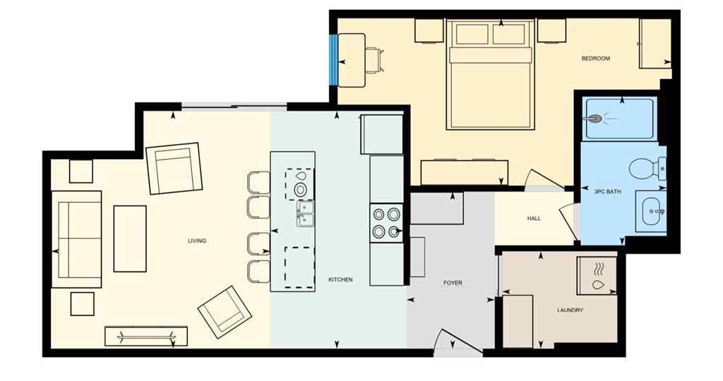 MLS® A2264946 - Unit #216 10218 King Street  in Downtown Fort McMurray, Residential