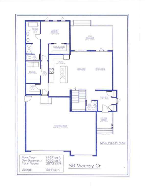 MLS® A2264969 - 38 Viceroy Crescent  in NONE Olds, Residential