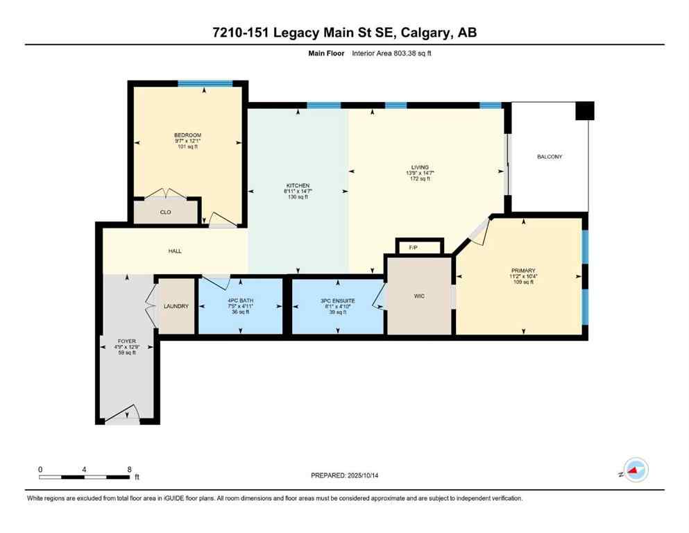 MLS® A2264971 - Unit #7210 151 Legacy Main Street SE in Legacy Calgary, Residential