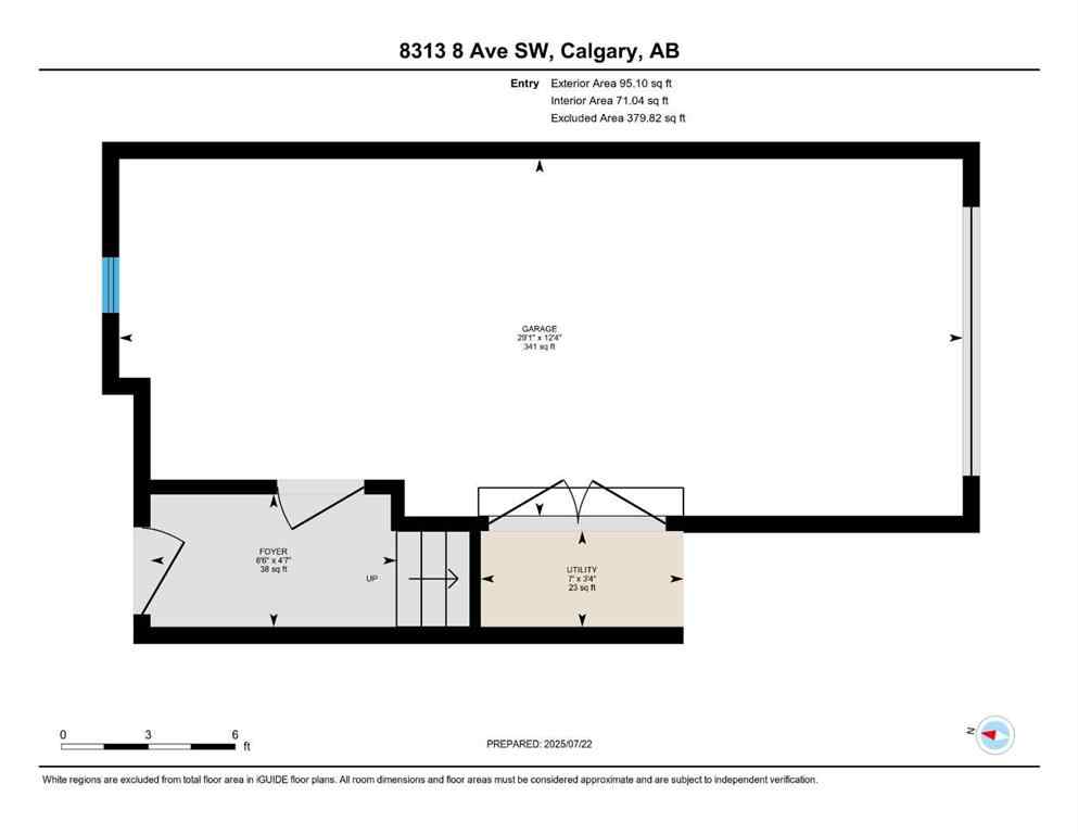 MLS® A2264976 - 8313 8 Avenue SW in West Springs Calgary, Residential