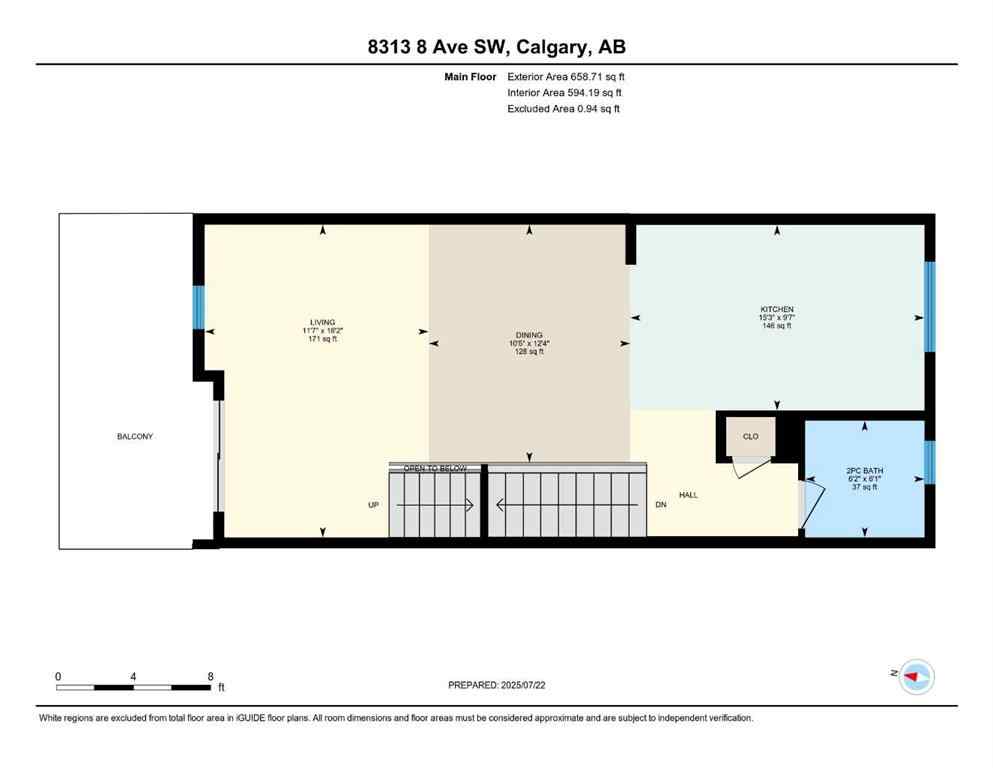 MLS® A2264976 - 8313 8 Avenue SW in West Springs Calgary, Residential