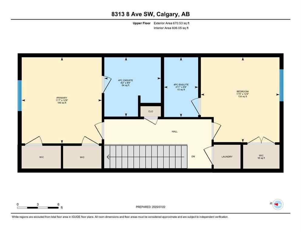 MLS® A2264976 - 8313 8 Avenue SW in West Springs Calgary, Residential