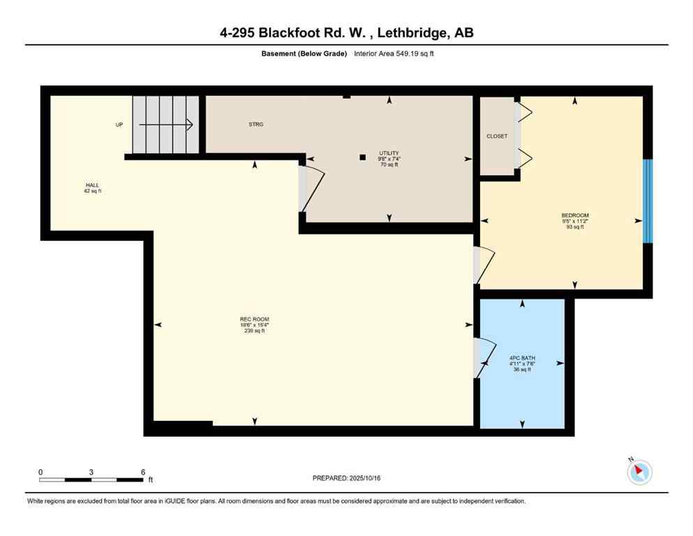 MLS® A2265039 - Unit #4 295 Blackfoot Road W in Indian Battle Heights Lethbridge, Residential