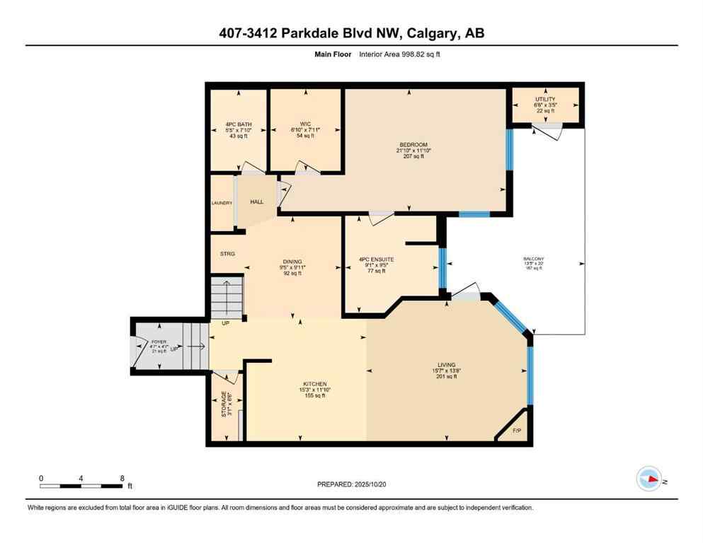 MLS® A2265086 - Unit #407 3412 Parkdale Boulevard NW in Parkdale Calgary, Residential
