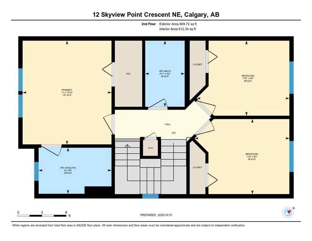 MLS® A2265152 - 12 Skyview Point Crescent NE in Skyview Ranch Calgary, Residential