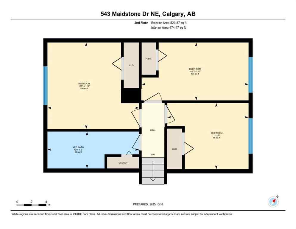 MLS® A2265165 - 543 Maidstone Drive NE in Marlborough Park Calgary, Residential