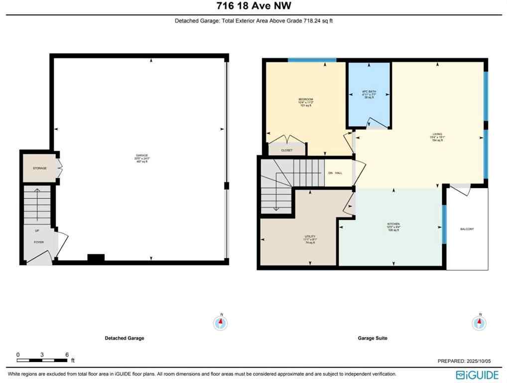 MLS® A2265179 - 716 18 Avenue NW in Mount Pleasant Calgary, Residential