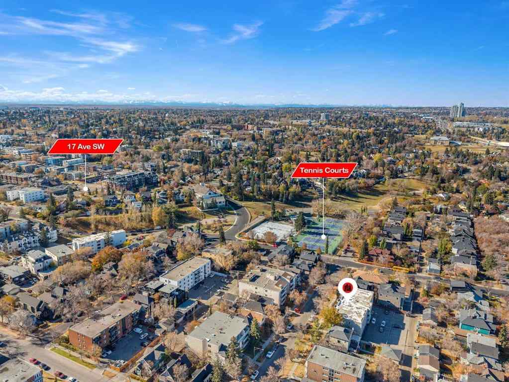 MLS® A2265197 - Unit #205 1626 14 Avenue SW in Sunalta Calgary, Residential