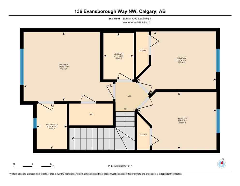 MLS® A2265265 - 136 Evansborough Way NW in Evanston Calgary, Residential