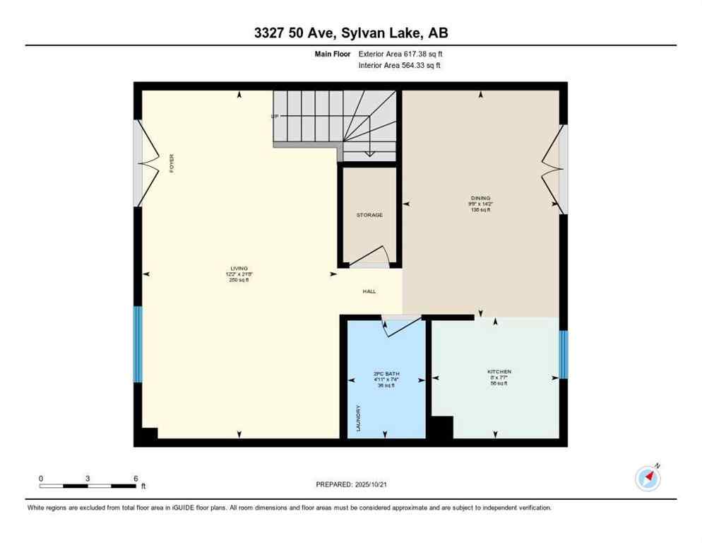 MLS® A2265267 - 3327 50 Avenue  in Cottage Area Sylvan Lake, Residential