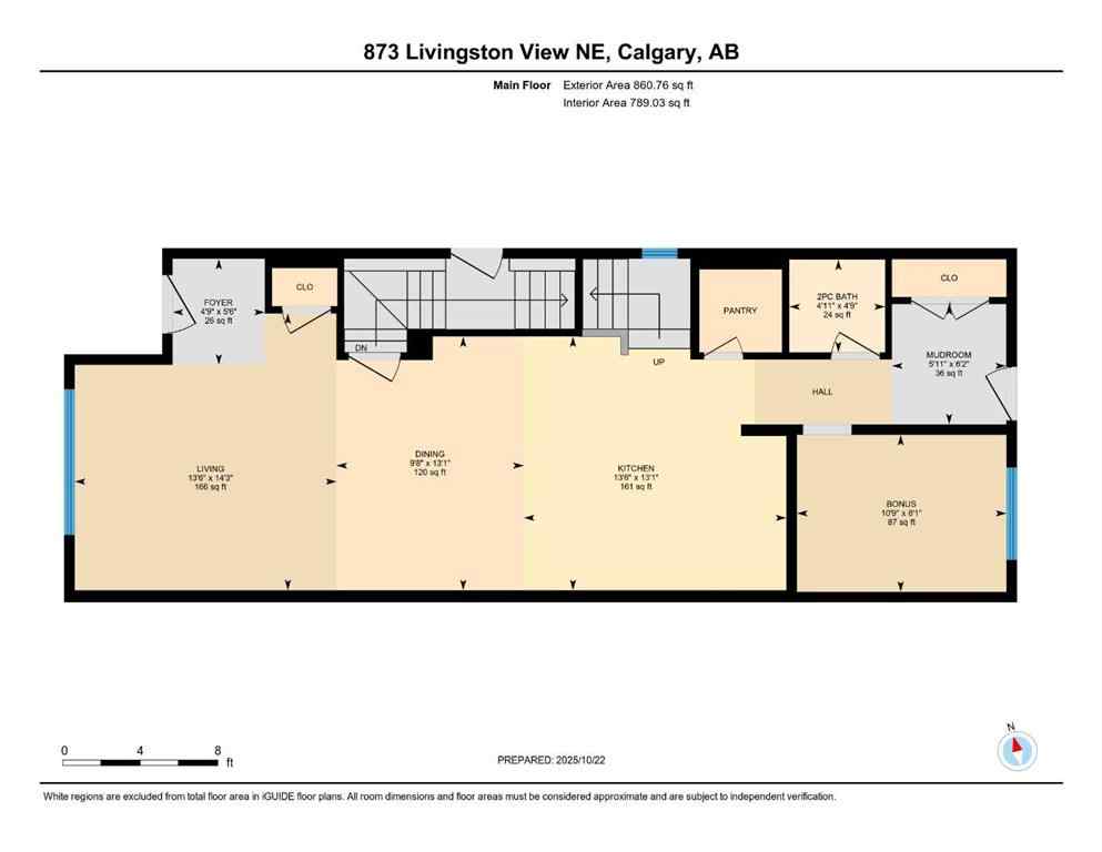 MLS® A2265268 - 873 Livingston View NE in Livingston Calgary, Residential