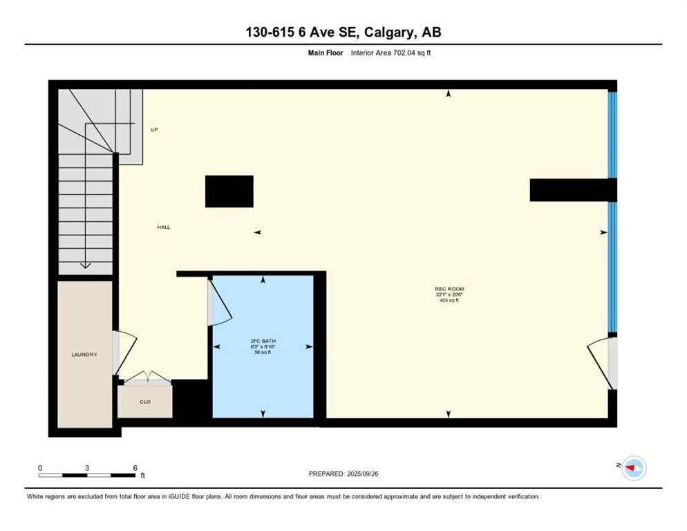MLS® A2265286 - Unit #130 615 6 Avenue SE in Downtown East Village Calgary, Residential