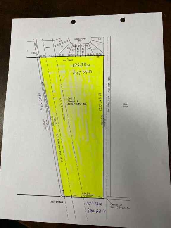 MLS® A2265384 - 6  Street SW in NONE Sundre, Land