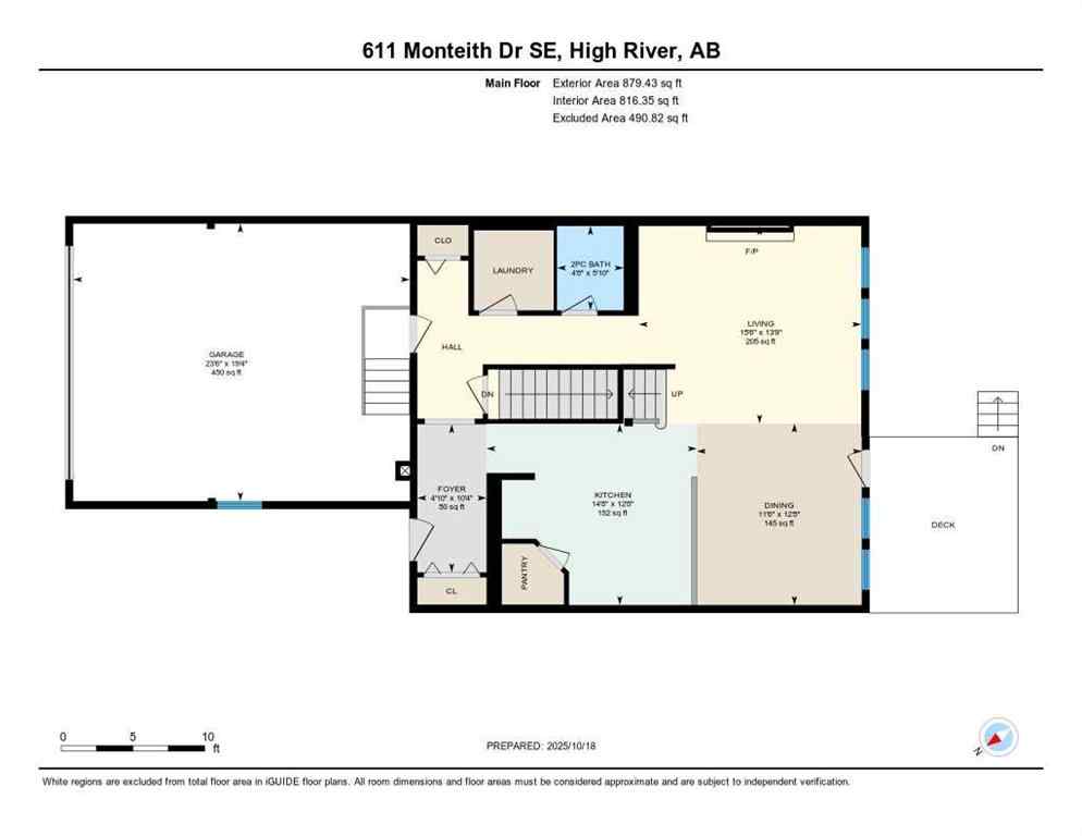 MLS® A2265397 - 611 Monteith Drive SE in Montrose High River, Residential