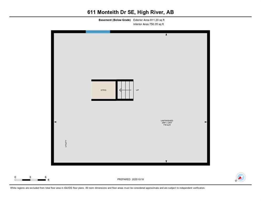 MLS® A2265397 - 611 Monteith Drive SE in Montrose High River, Residential