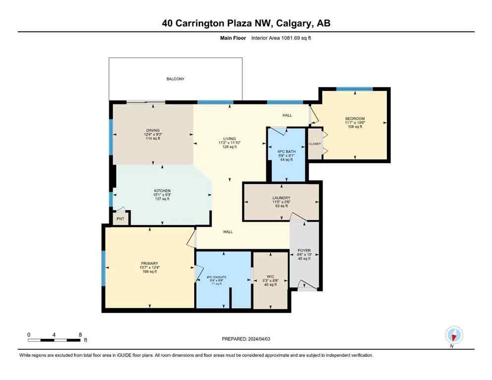 MLS® A2265415 - Unit #215 40 Carrington Plaza NW in Carrington Calgary, Residential