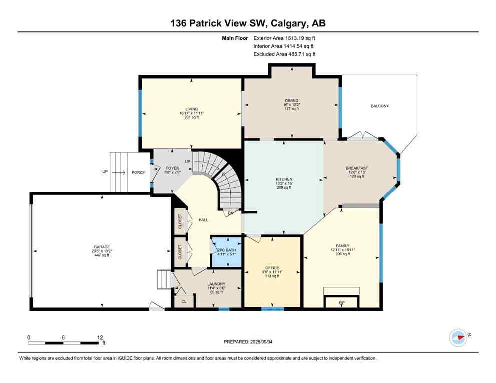 MLS® A2265421 - 136 Patrick View SW in Patterson Calgary, Residential